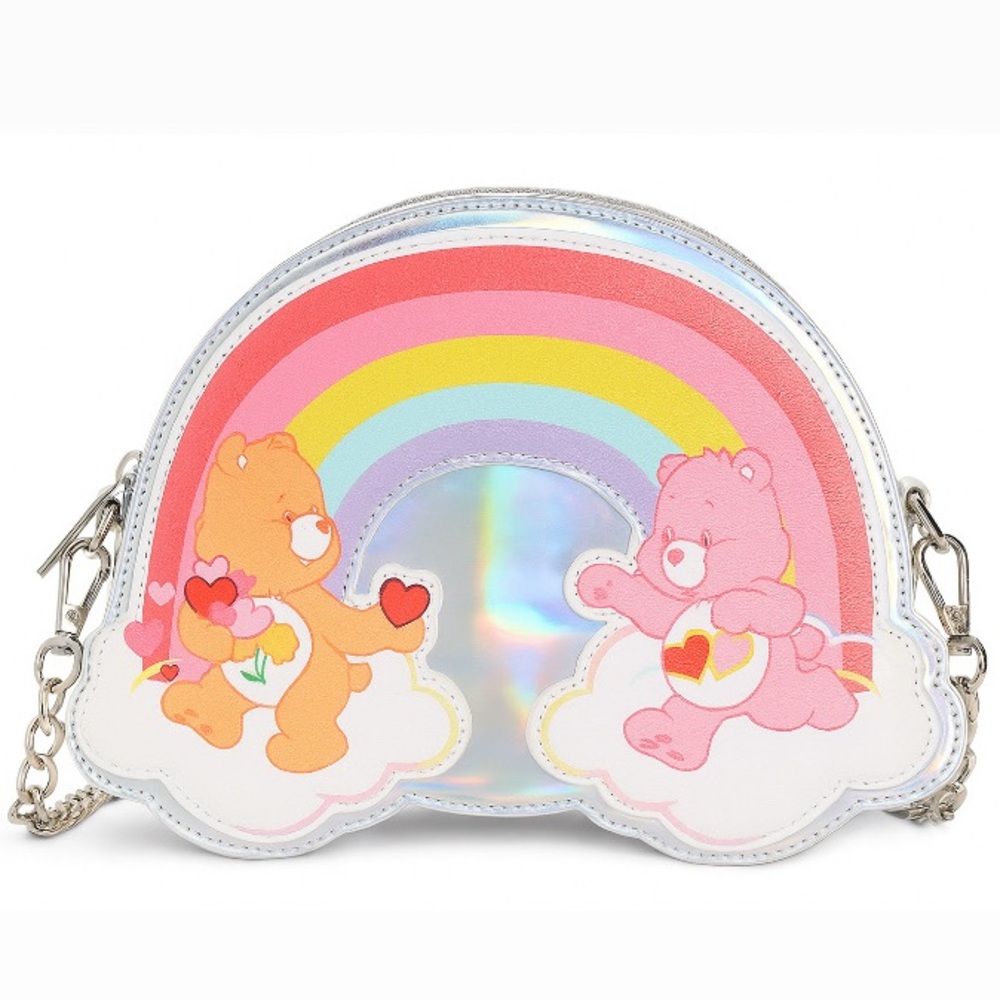 Skinnydip London X Care Bears Holographic Rainbow Crossbody Bag